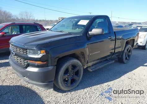 2018 Chevrolet Silverado 1500 Wt из США, поврежденный, VIN 1GCNKNEHXJZ151727